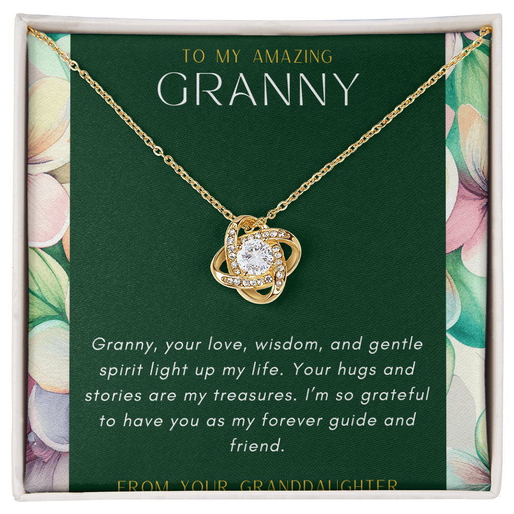 For My Granny- Love Knot Necklace.