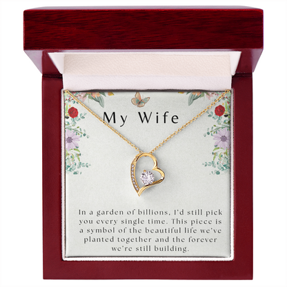 Wife - you are once in a lifetime find love necklace - WL0001