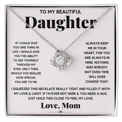 To My Beautiful Daughter, Just Hold This To Feel My Love - WL0010