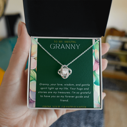 For My Granny- Love Knot Necklace.