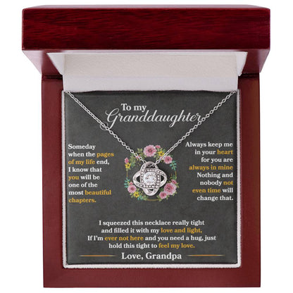 To My Granddaughter, Hold This Tight To Feel My Love - WL0007
