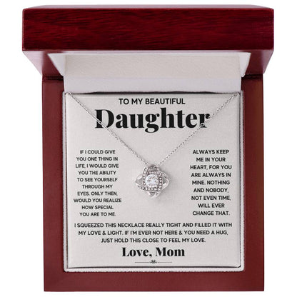 To My Beautiful Daughter, Just Hold This To Feel My Love - WL0010