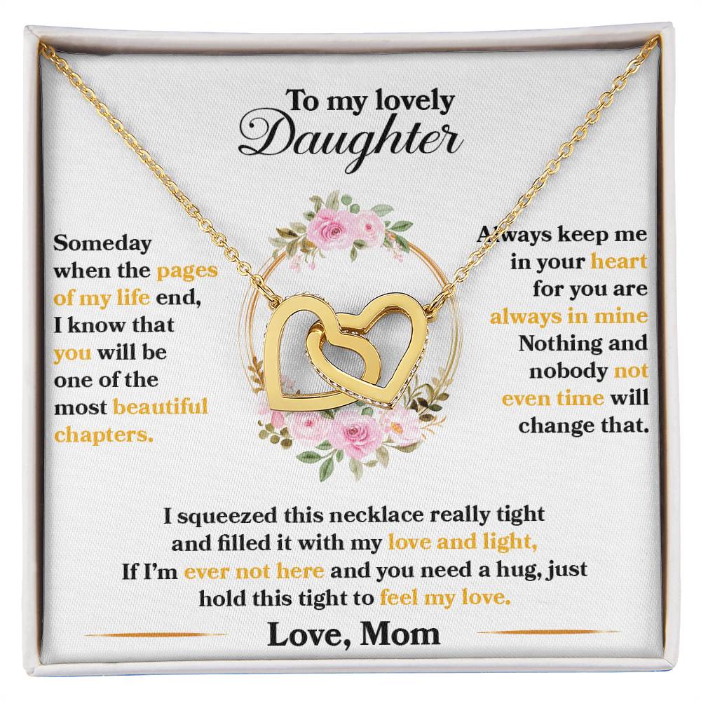 To My Lovely Daughter, Hold This Tight To Feel My Love - WL0004