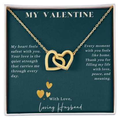 My Valentine Wife - My heart feels safe with you - WL0003