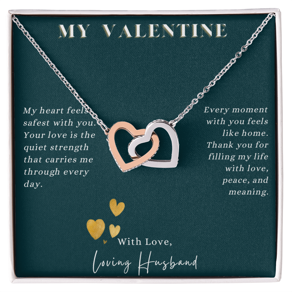 My Valentine Wife - My heart feels safe with you - WL0003