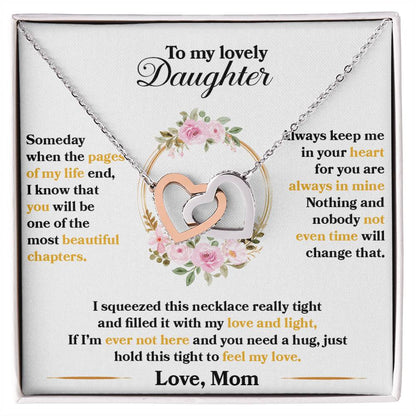 To My Lovely Daughter, Hold This Tight To Feel My Love - WL0004