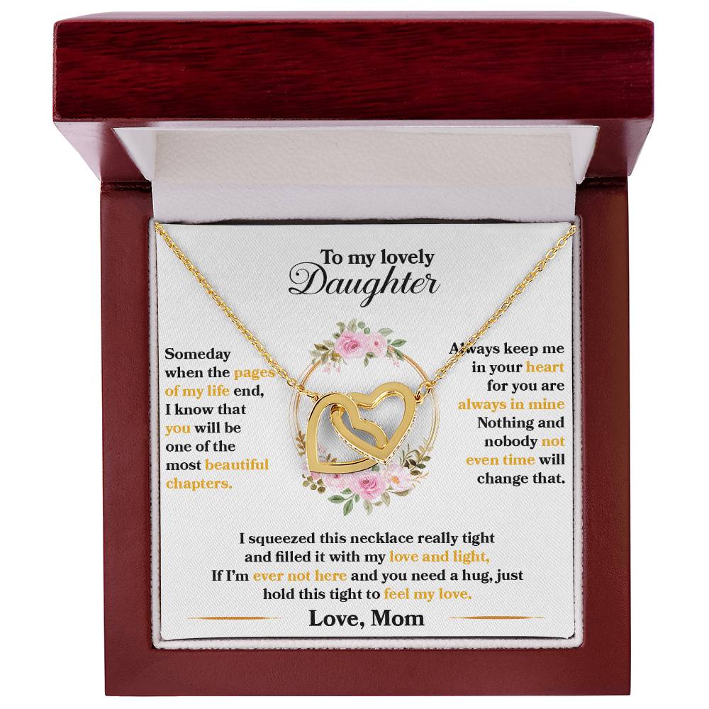 To My Lovely Daughter, Hold This Tight To Feel My Love - WL0004
